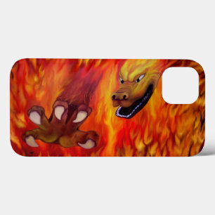 Red Dragon Claw iPhone 13 Case