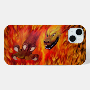 Red Dragon Claw iPhone 15 Mini Case