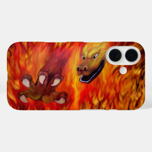 Red Dragon Claw iPhone 16 Case
