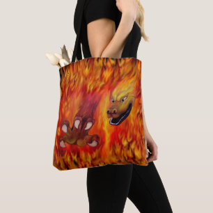 Red Dragon Claw Crossbody Bag