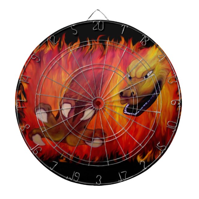 Red Dragon Claw Dartboard (Front)