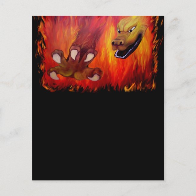 Red Dragon Claw Flyer (Front)