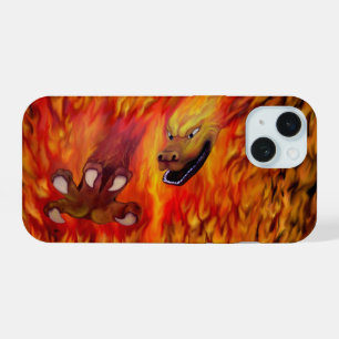 Red Dragon Claw iPhone 15 Case