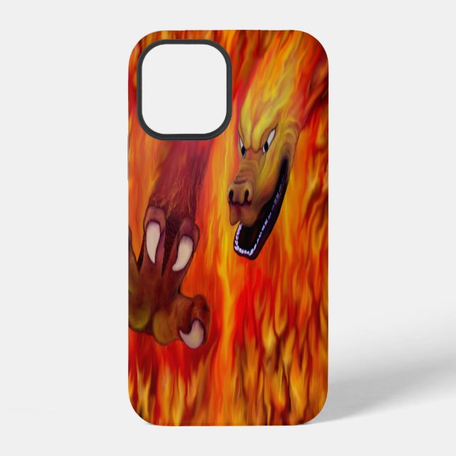 Red Dragon Claw iPhone Case (Back)