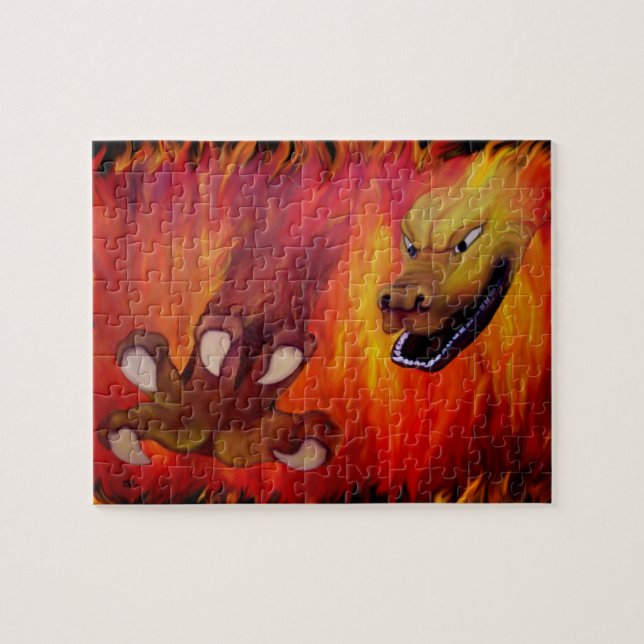 Red Dragon Claw Jigsaw Puzzle (Horizontal)