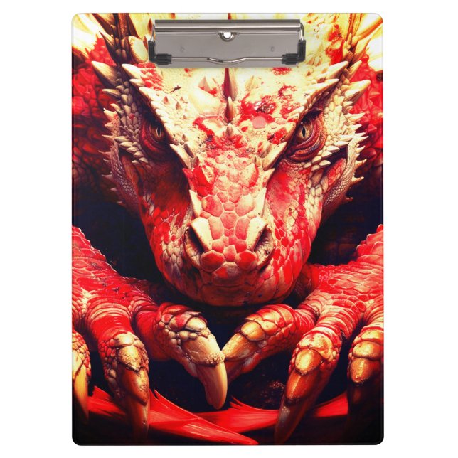 Red Dragon Clipboard (Front)