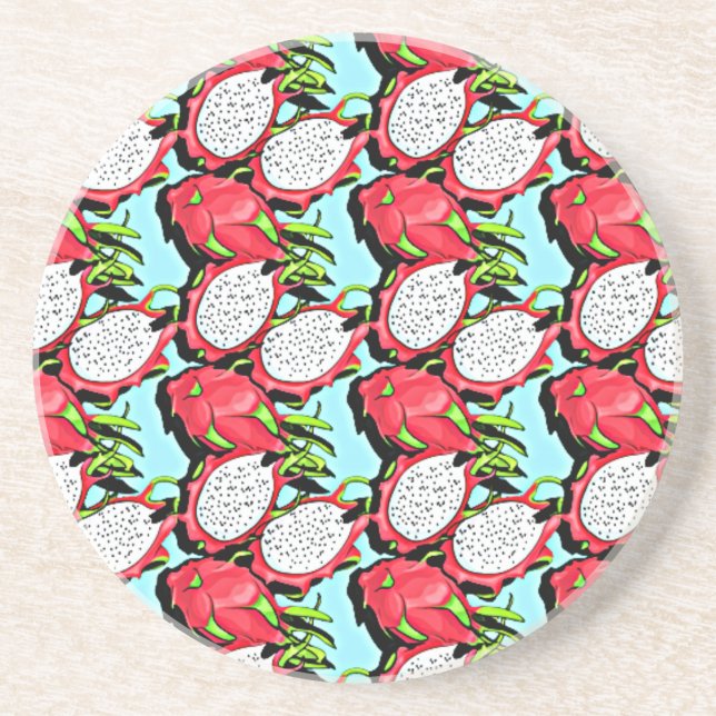 red dragon fruit coaster (Front)
