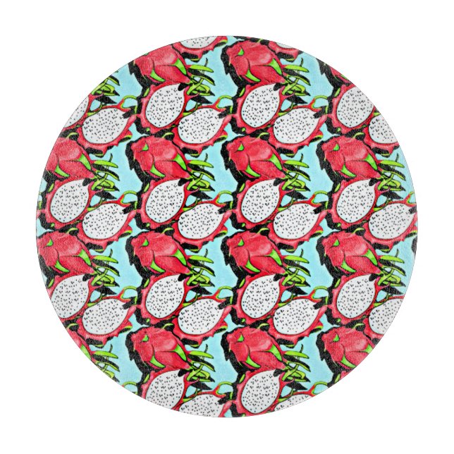 red dragon fruit cutting board (Front)