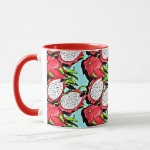 red dragon fruit mug