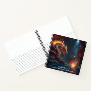 Red Dragon Hardcover Notebook