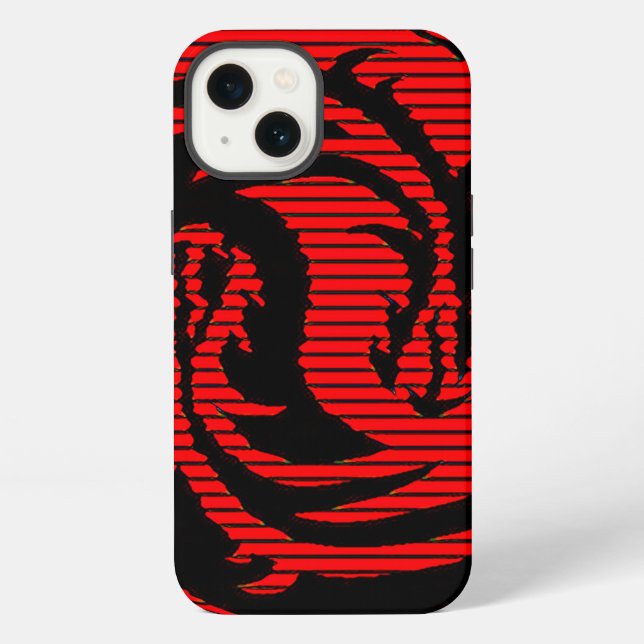 Red dragon  iPhone case (Back)
