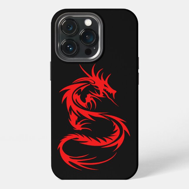 Red Dragon iPhone Case (Back)