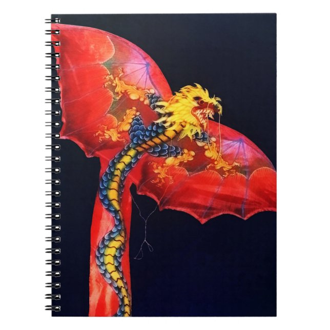 Red Dragon Kite Notebook (Front)