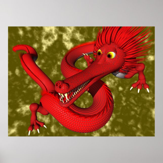Red Dragon (large size) Poster (Front)