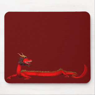 Red Dragon Mouse Pad