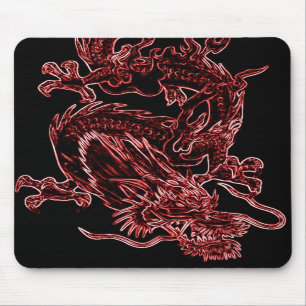 Red Dragon Mousepad