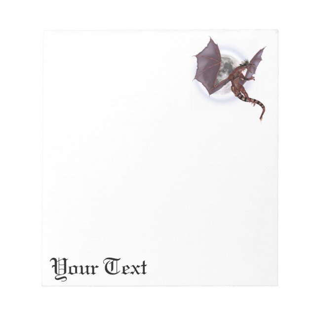 Red Dragon Notepad (Front)
