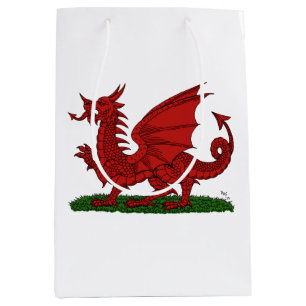 Red Dragon of Wales Medium Gift Bag