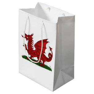 Red Dragon of Wales Medium Gift Bag