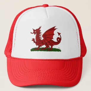 Red Dragon of Wales Trucker Hat