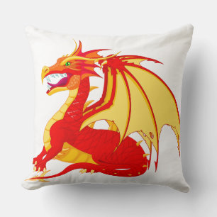 Red Dragon Pillow