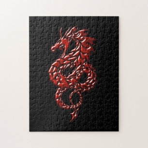 Red Dragon Rising Jigsaw Puzzle