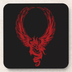 Red Dragon Ryuu Coasters