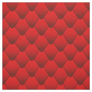 Red Dragon Scales Fabric