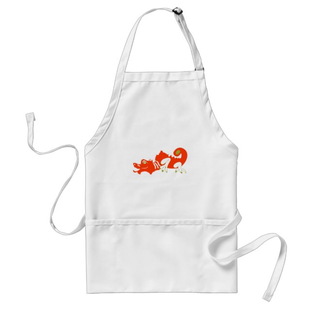 Red dragon standard apron (Front)