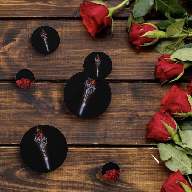 Red Dragon Sword Roses Confetti (Creator Uploaded)