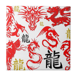 RED DRAGON TILE