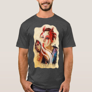 Red dragon woman T-Shirt