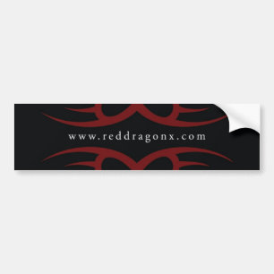 Red Dragon X Bumper Sticker