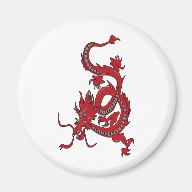 Red Dragon - Year of the Dragon Magnet (Front)
