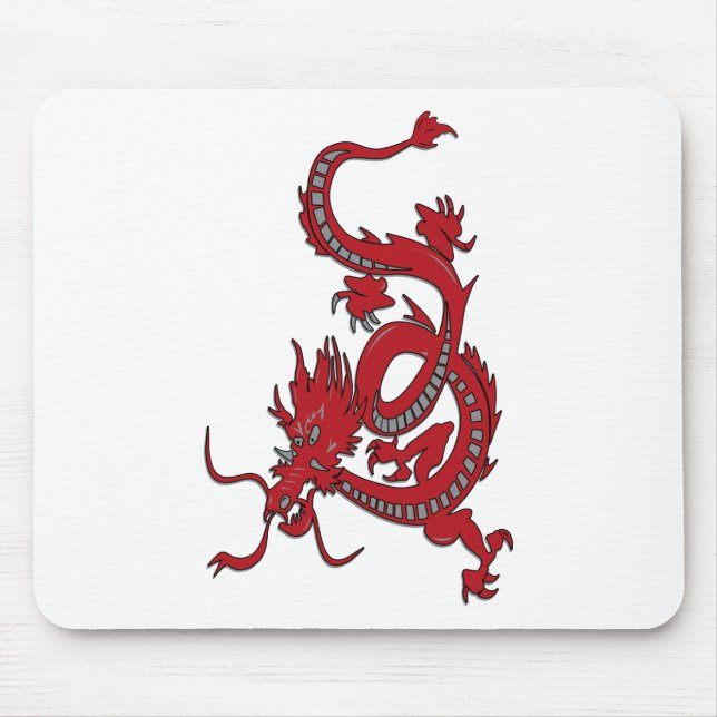 Red Dragon - Year of the Dragon Mouse Pad (Front)