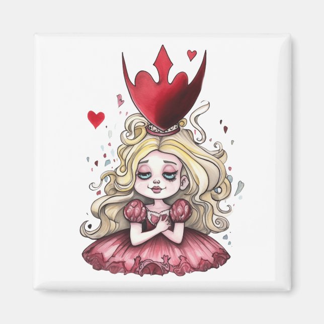 Red Dress Alice Magnet (Front)