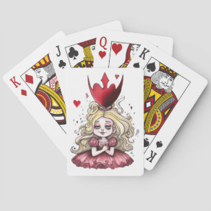 Red Dress Alice Playing Cards