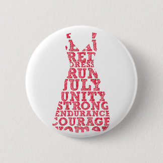 Red Dress Run 6 Cm Round Badge