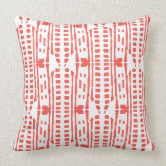 Red drops ethnic style cushion