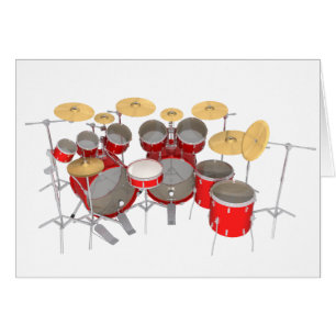 Red Drum Kit: 10 Piece: