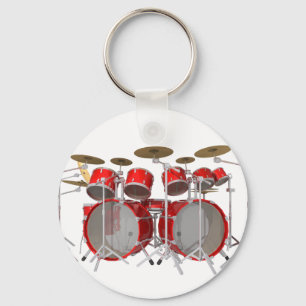 Red Drum Kit: 10 Piece: Key Ring