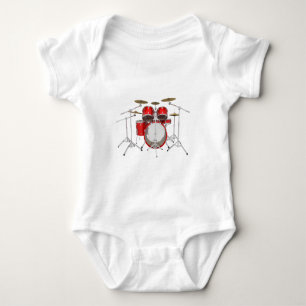 Red Drum Kit: Baby Bodysuit