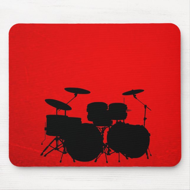 Red Drum Vector Mouse Pad (Front)