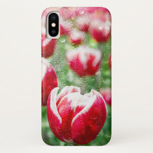 red Dutch tulips iPhone X Case