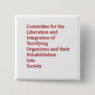 Red Dwarf 15 Cm Square Badge