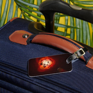 Red Dwarf Star Orbited By A Hypothetical Exoplanet Luggage Tag
