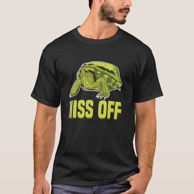 Red Eared Turtle Red Eared Tortoise Red Eared Slid T-Shirt (Front)