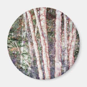 Red-Edged Trees Magnet