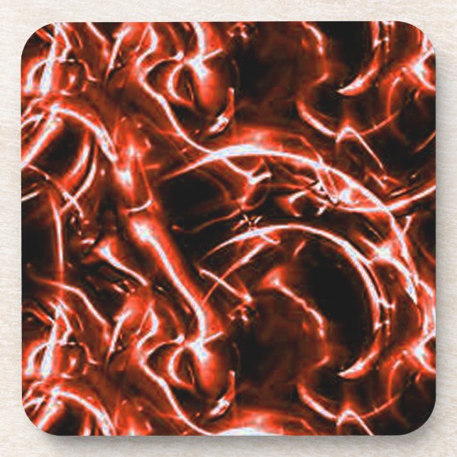 Red Electric Coasters (Front)