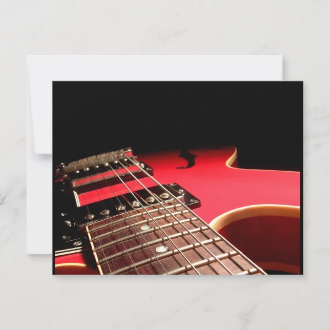 Red Electric Guitar (Front)